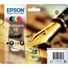 Image de Epson 16 - Multipack - Encre T1626 - Original pack combiné noir, cyan, magenta, jaune (C13T16264012)