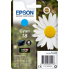 Image de Epson 18 - 3.3 ml - cyan - original - cartouche d'encre - pour Expression Home XP-212, 215, 225, 312, 315, 322, 325, 412, 415, 422, 425