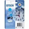 Image de Alarm Clock Singlepack Cyan 27xl Durabrite Ultra Ink - Original - Cyan - Workforce Wf-7720dtwf - Workforce Wf-7715dwf - Workforce Wf-7710dwf - Workforce Wf-7620dtwf -... - 1 Pièce(s) - - Epson