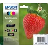 Image de Epson 29 Multipack - pack de 4 - noir, jaune, cyan, magenta - original - sous blister - cartouche d'encre