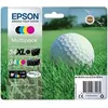 Image de Epson 34XL - Pack de 4 - XL - noir, jaune, cyan, magenta - original - sous blister avec alarme RF/sonore - cartouche d'encre - pour WorkForce Pro WF-3720DWF, WF-3725DWF
