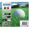 Image de Pack De Cartouche D Encre Epson Golf Noir Xl+3 Couleurs