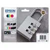 Image de Epson Padlock Multipack 4-colours 35 XL Black/Std. CMY DURABrite Ultra Ink - Neuf