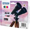 Image de EPSON Multipack 4 couleurs 502 XL BK SEC (C13T02W94020)