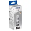 Image de Recharge encre Epson EcoTank 115 Gris 70 ml bouteille C13T07D54A pour L8160 L8180 - Neuf