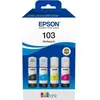 Image de Epson 103 Multipack - 4er-Pack - Schwarz, Cyan, Magenta, Gelb - original - Nachfülltinte - für Epson L1210, L3210, L3211, L3256, L3260, L3266, EcoTank L11050, L1250, L3210, L3250, L3260 (C13T00S64A)