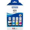 Image de Epson 101 Multipack - 4-pack - Noir, Jaune, Cyan, Magenta - original - réservoir d'encre - pour Epson L4260, L4266, L6190, L6260, L6270, L6276, L6290, EcoTank L14150, L4260, L6270, L6290 (C13T03V64A)