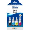 Image de Epson EcoTank 664 - Pack de 4 - Noir, Magenta, Cyan, Jaune - original - réservoir d'encre - pour Epson L380, L395, L495, EcoTank ET-2650, L1455, L656, EcoTank ITS L3050, L3060, L3070 (C13T66464A)