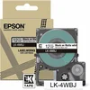 Image de EPSON C53S672062 EPSON Bande d'écriture LK LK-4WBJ C53S672062, 12 mm noir sur blanc