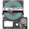 Image de EPSON C53S672063 EPSON Schriftbänder LK LK-5WBJ C53S672063, 18 mm schwarz auf weiß