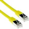 Image de ACT Patchcord SSTP Catégorie 6 PIMF - Jaune 2.00M 2m Câble réseau jaune (FB9802)