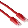 Image de ACT Red 2 meter U/UTP CAT5E patch cable with RJ45 connectors CAT5E U/UTP RED 2.00M (IB5502)