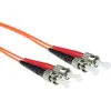 Image de ACT 50 mètres LSZH Multimode 62.5/125 OM1 fibre patch cable duplex avec connecteurs ST. St-st 62.5/125 om1 dup 50.00m (RL1050)