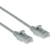 Image de ADVANCED CABLE TECHNOLOGY ACT Grey 3 mètres LSZH U/UTP CAT6 datacenter slimline patch cable with RJ45