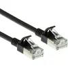 Image de ACT DC7903, 3 m, Cat6a, U/FTP (STP), RJ-45, RJ-45, Noir