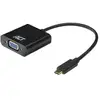 Image de ACT AC7300 câble vidéo et adaptateur 0,15 m USB Type-C VGA (D-Sub) Noir - Neuf