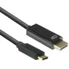 Image de ACT AC7325 câble vidéo et adaptateur 2 m USB Type-C DisplayPort Noir - Neuf