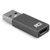 Image de ACT AC7375 changeur de genre de câble USB Type-C USB Type-A Gris - Neuf