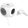 Image de ACT AC2420 Rallonge 1,5 m 3 sorties AC Intérieur Blanc (AC2420)