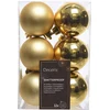 Image de Boules Noël Dorées Décoration Festive élégante - Decoris