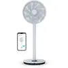 Image de Duux Whisper Flex 2   Ventilateur sur pied intelligent   Ventilateur silencieux   Bleu glacier