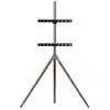 Image de One For All Tripod WM 7471 support pour téléviseur 165,1 cm (65 ) Noyer, Gris - Neuf