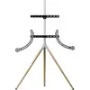 Image de One For All WM 7472 - Pied de sol pour téléviseur LCD/Plasma (trépied) - bois artisanal - gris argenté, Oak - Taille d'écran : 81-165 cm (32"-65")