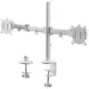 Image de Support moniteur double bras ONE FOR ALL DM2220 13 32 VESA 100 8 kg/écran Hauteur réglable Blanc - Neuf