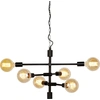 Image de it's about RoMi - Lampe à suspendre Nashville - Noir - 60x52x48cm - 6L Lampe à suspendre - Lampe de table à manger - Lampe de salon - Lampe de chambre à coucher - Salon