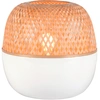 Image de GOOD&MOJO - Lampe de table Mékong - Bambou/Blanc - Ø30cm lampe de table - lampe de chevet, salon, chambre à coucher