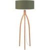 Image de GOOD&MOJO - Lampadaire Annapurna - Vert/Bambou - Ø60cm pour salon, chambre à coucher