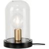 Image de it's about RoMi - Lampe de table Seattle - verre/noir - Ø18cm lampe de table - lampe de chevet, salon, chambre à coucher