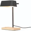 Image de it's about RoMi - Lampe de table Cambridge - noir/naturel - 25x12x38cm lampe de table - lampe de chevet, salon, chambre à coucher