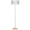 Image de GOOD&MOJO - Lampadaire Fuji - gris clair/bambou - Ø47cm pour salon, chambre à coucher
