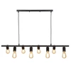 Image de it's about RoMi - Lampe à suspendre Miami - Noir - 105x15x9cm - 8L Lampe à suspendre - Lampe de table à manger - Lampe de salon - Lampe de chambre à coucher - Salon