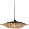 Image de GOOD&MOJO - Lampe à suspendre Kalimantan - Bambou - Ø60cm Lampe à suspendre - Lampe de table à manger - Lampe de salon - Lampe de chambre à coucher - Salon