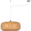 Image de GOOD&MOJO - Lampe à suspendre Palawan - Bambou - Droit - Ø60cm Lampe à suspendre - Lampe de table à manger - Lampe de salon - Lampe de chambre à coucher - Salon