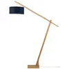 Image de GOOD&MOJO - Lampadaire Montblanc - Bambou/Vert - 175x47x207cm pour salon, chambre à coucher