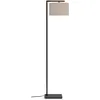 Image de it's about RoMi - Lampadaire Boston - noir/naturel - 30x32x160cm pour salon, chambre à coucher