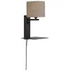 Image de it's about RoMi - Applique Florence - Taupe/Noir - 24x22x42cm