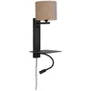 Image de it's about RoMi - Applique Florence - Taupe/Noir - 24x22x52cm