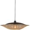 Image de GOOD&MOJO - Lampe à suspendre Kalimantan - Bambou - Ø44cm Lampe à suspendre - Lampe de table à manger - Lampe de salon - Lampe de chambre à coucher - Salon