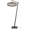 Image de GOOD&MOJO - Lampadaire Cango - Bambou noir/noir - 80x60x176cm pour salon, chambre à coucher