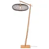 Image de GOOD&MOJO - Lampadaire Cango - Bambou/noir- 80x60x176cm pour salon, chambre à coucher