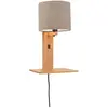 Image de GOOD&MOJO - Applique Andes - Bambou/Taupe - 19x24x36cm