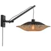 Image de GOOD&MOJO - Applique Kalimantan - Bambou/Noir - 55x44x45cm