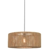 Image de GOOD&MOJO - Suspension Iguazu - Jute - droit - Ø50cm Lampe à suspendre - Lampe de table à manger - Lampe de salon - Lampe de chambre à coucher - Salon
