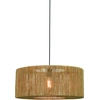 Image de GOOD&MOJO - Suspension Iguazu - Jute - droit - Ø60cm Lampe à suspendre - Lampe de table à manger - Lampe de salon - Lampe de chambre à coucher - Salon