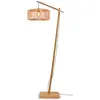 Image de GOOD&MOJO - Lampadaire Bromo - Bambou - 68x40x176cm pour salon, chambre à coucher