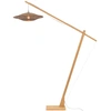 Image de GOOD&MOJO - Lampadaire Bali - Bambou/noir - 175x60x207cm pour salon, chambre à coucher
